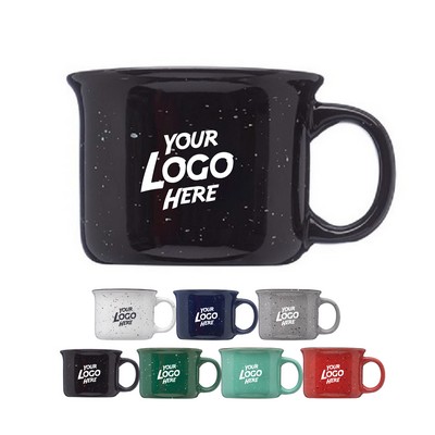 Ceramic Campfire Coffee Mugs - 7.5 oz