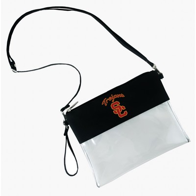 Clear Stadium-Approved Crossbody Bag with Adjustable Strap