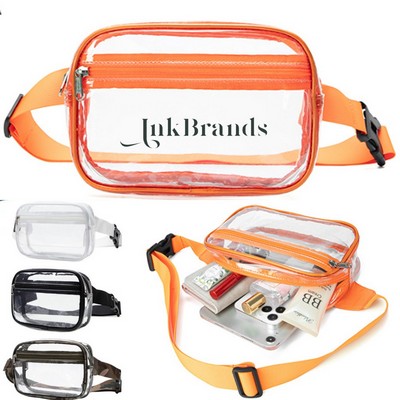 Small Clear Fanny Pack Stadium Approved Belt Bag Unisex