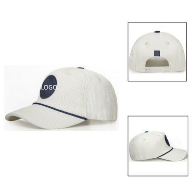 Premium Corduroy Snapback Cap
