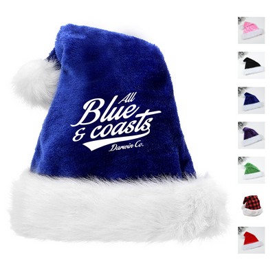 Unisex Velvet Xmas Hat