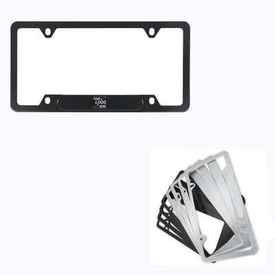 Aluminum license plate frame