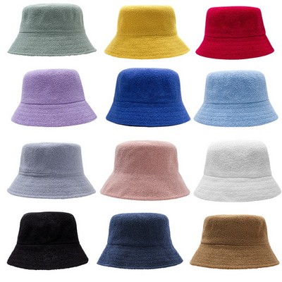Classic All-Season Terry Cloth Bucket Hat