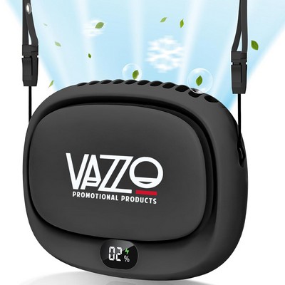 Portable Neck Fan, Handheld Mini Fan, Personal Fan USB Rechargeable, 5 Speed Adjustable, Hands Free