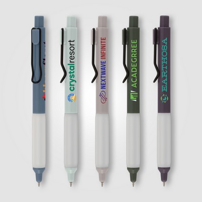 Cloud Grip Retractable Gel Pen - Extra Fine Point 0.5 mm - Full-Color Inkjet