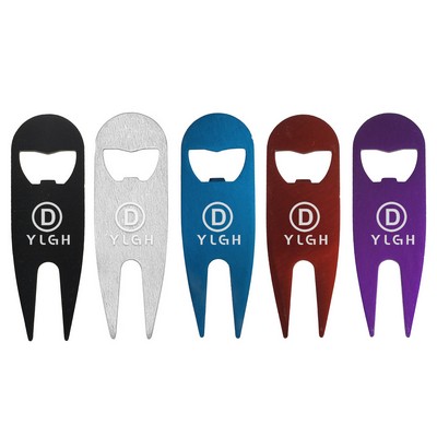 Golf Divot With Bottle Opener