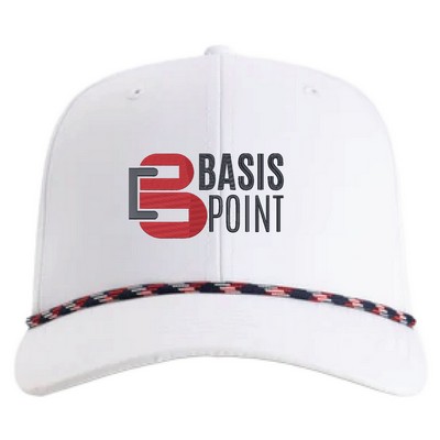Imperial 7054 6-Panel Wingman Performance Rope Cap w/ Patches or Embroidery