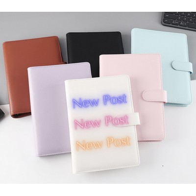 A5 PU Leather Notebook with Buckle Closure – Custom Logo Journal Planner