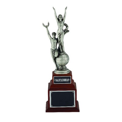 18 ½" Perpetual Victory Trophy w/Single Plate