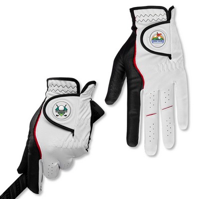 Microfiber Golf Glove With Ball Marker