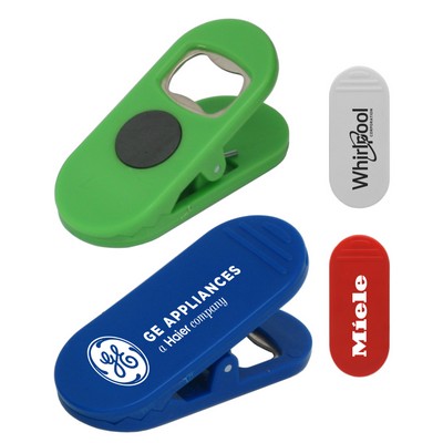 Union Printed - Heavy-Duty Bottle Opener Magnet Clip 1-Color Print