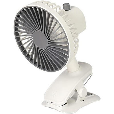Clip On Desk Fan 3 Speed Rechargeable Battery Powerd USB Desk Fan Baby Stroller Small Clip Fan,