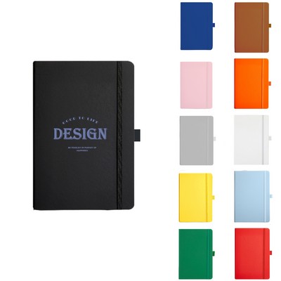 A5 Notebook With Bookmark & Loop