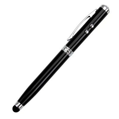4-1 Pen Laser Pointer/Led/Stylus