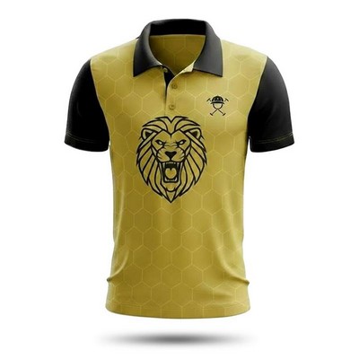 Unisex Sublimated RPET Pique Polo Short Sleeve 160 GSM