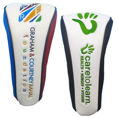 Stretch Barrel Embroidered Driver Head Cover