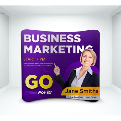 Curve Pillow Case Backdrop Package (10' x 8 Ft)