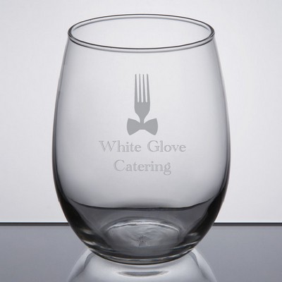 Laser Engraved Libbey® 213 15 oz. Stemless Wine Glass