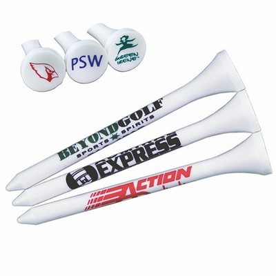 Tree Saver Eco-Friendly Golf Tees w/Cup & Shank Imprint (3 1/4")