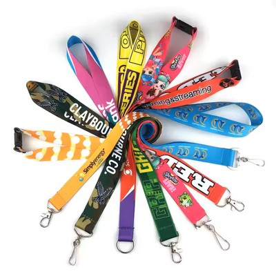 Dye-Sublimation Polyester Lanyard