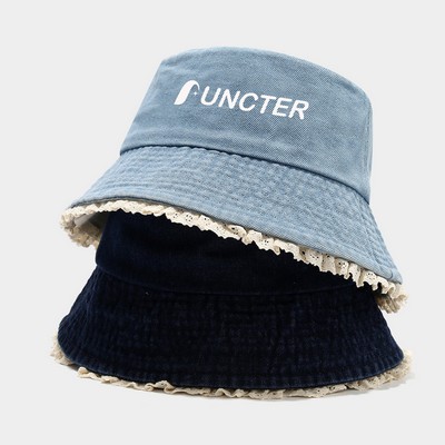Packable Jeans Summer Beach Sun Lace Hats