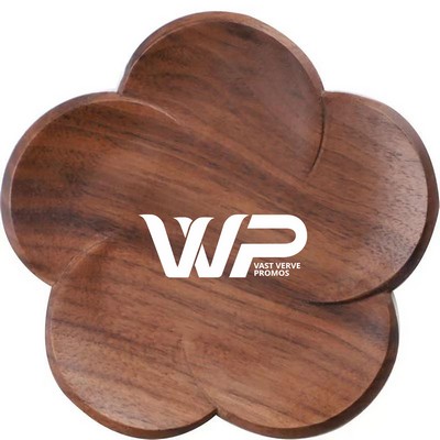 Black Walnut Wooden Cup Coaster