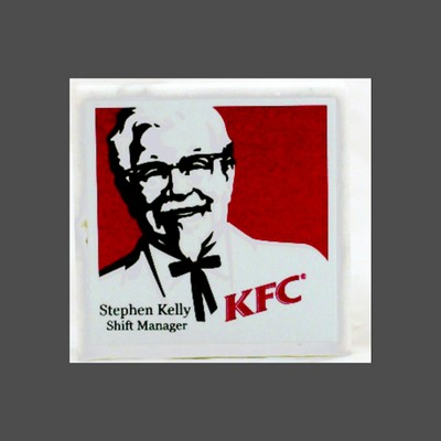 White Marble Full Color Paperweight (3"x3")