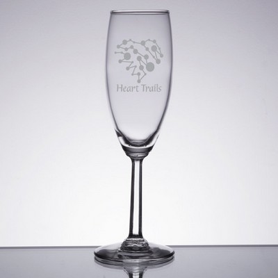Laser Engraved Libbey® 8795 Napa Country 5.75 oz. Flute Glass