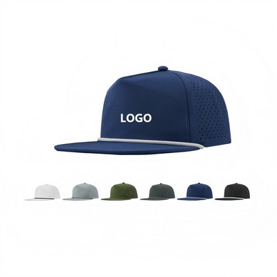 Structured Perforated Performance Rope Cap