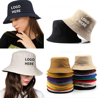 Summer Seaside Cotton Fisherman Bucket Hat