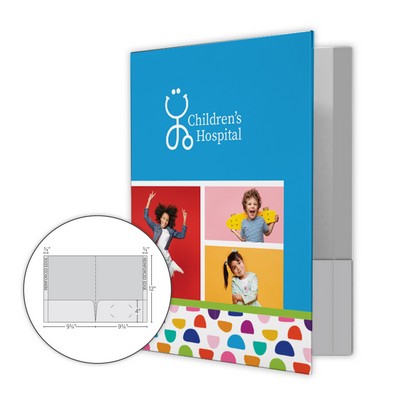 2 Pocket Specialty Folder with 2 Reinforced Edges