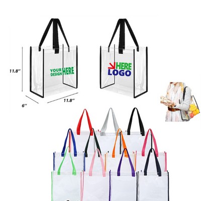 Promotional Clear Pvc Tote Bag