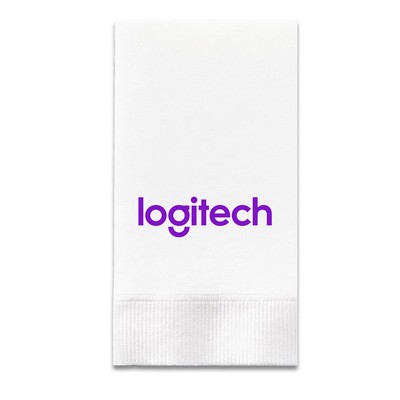 3-Ply White Dinner Napkin - 1/8 Fold, FSC Certified - High Line