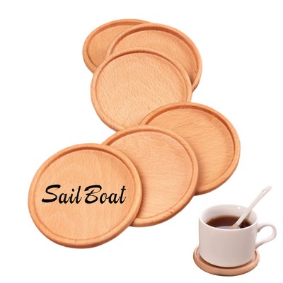 Solid Wood Circular Coaster