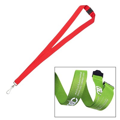 Screen Printing Lanyard With Safety Release