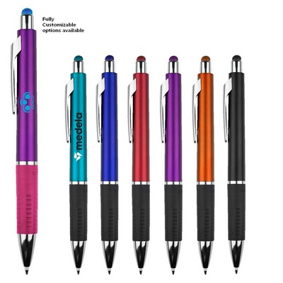 Metallic Stylus Gripper Pen