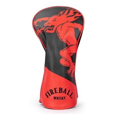 Deluxe Vintage Driver Cover with Dual Decoration