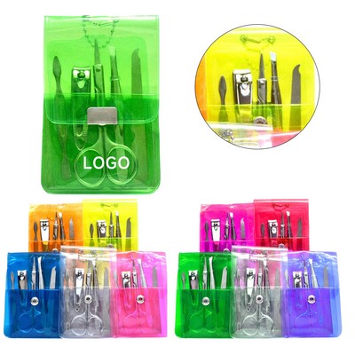 Translucent 5-Piece Manicure Pouch
