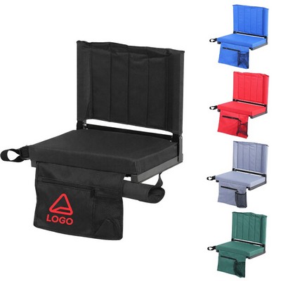 Portable Shoulder Straps Cup Holder Bleachers Stadium Seat
