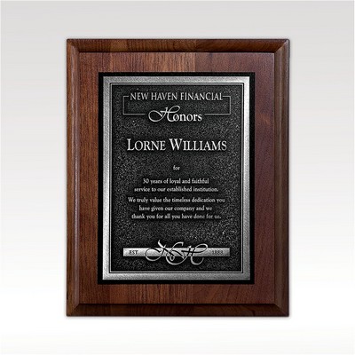 Arrival - Silver Deep Relief Plaque 5x7