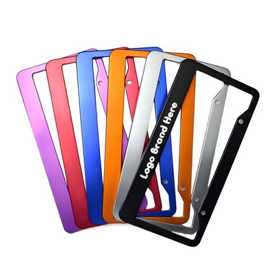 Aluminum Universal Car License Plate Frame