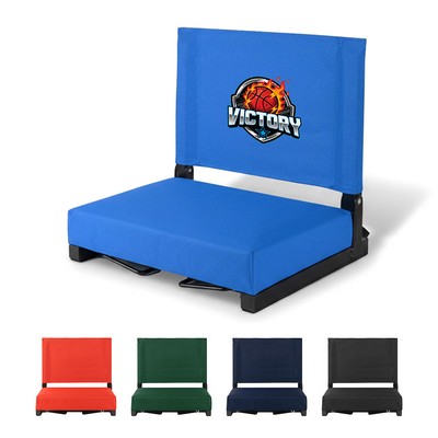 Padded Steel Frame Portable Stadium Seat