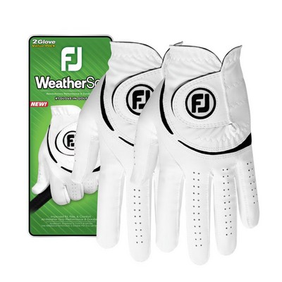 FootJoy® WeatherSof 2-Pack Performance Golf Glove with Enhanced Grip & Breathable Mesh