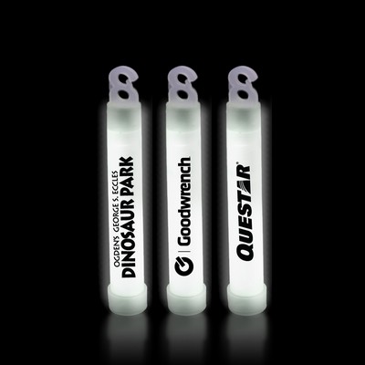 4" Premium White Glow Stick(Printed)