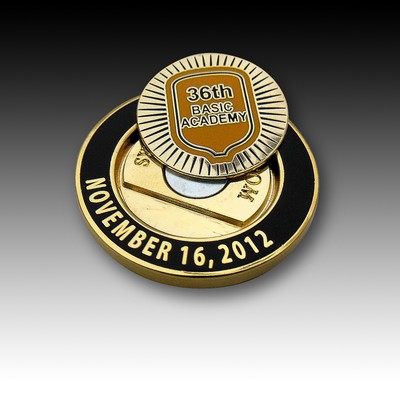 Golf Coin w/Ball Marker - Hard Resin