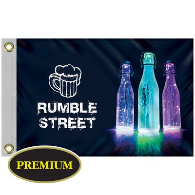 12" x 18" Digitally Printed Single Reverse Knitted Polyester Flags