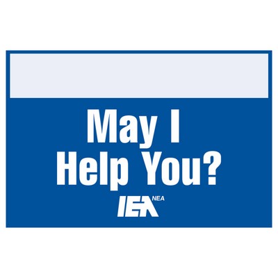 USA Made Synthetic Paper Badge Ribbon Full-Color (2"x3") Rectangle