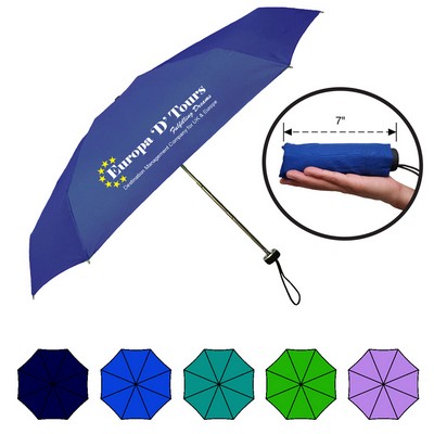 5-Section Pocket Micro Mini Folding Umbrella (40" Arc)