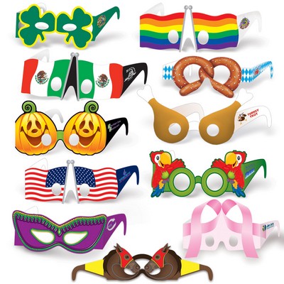 Custom Imprinted Paper Eyeglasses