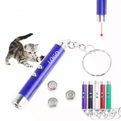 Mini Pet Laser Pointer Keychain